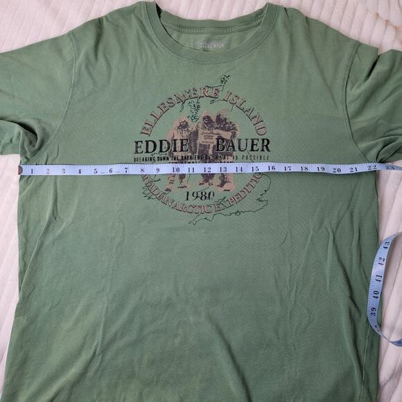 Eddie Bauer Ellesmere Island T-Shirt Size L Legend Wash Super Soft Graphic Tee - Picture 9 of 12